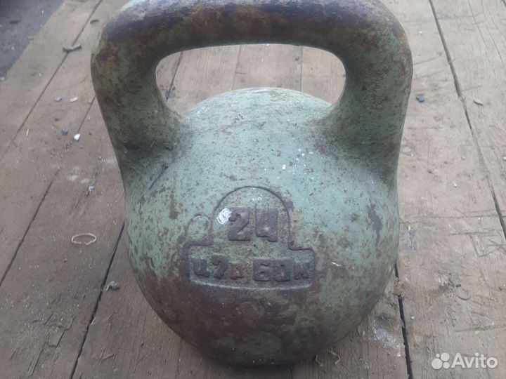 Гиря 24 кг СССР