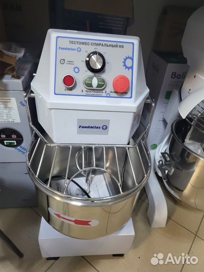 Тестомес спиральный HS-20A Foodatlas ECO 220В