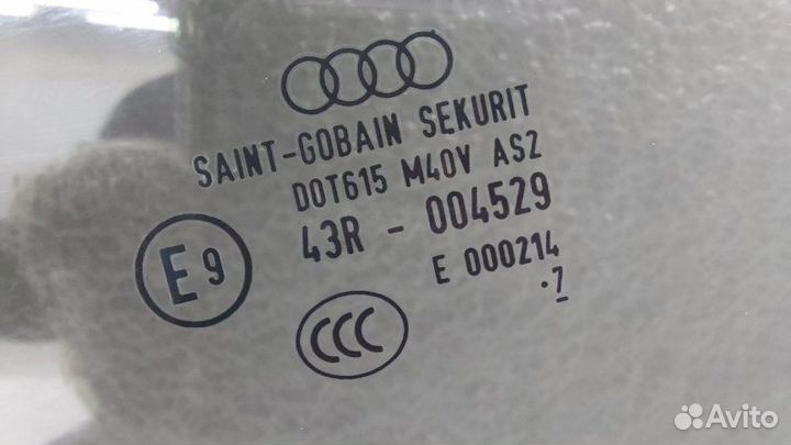 Стекло двери заднее левое Audi Q5 FY daxc 2017