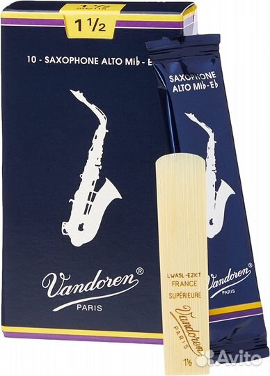 Трость саксофон Альт Vandoren Традиционные 1,5