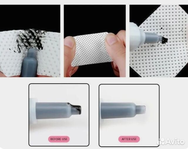 600 салфеток хлопок для ногтей, ресниц, кистей