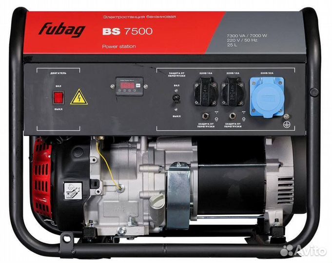 Генератор бензиновый fubag BS 7500