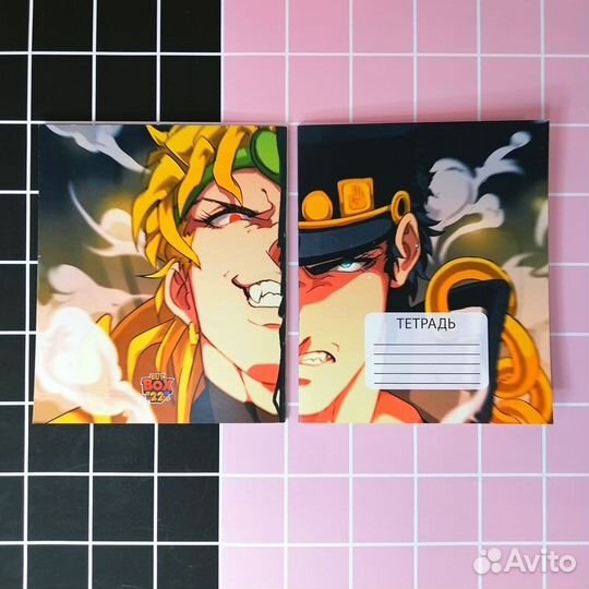 Тетрадь 48 листов Аниме в клетку (часть 2)