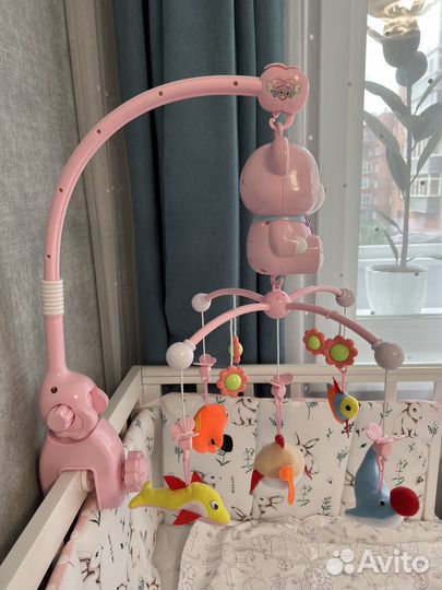 Мобиль на кроватку с пультом