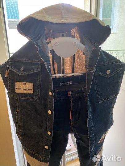 Джинсовый костюм для мальчика