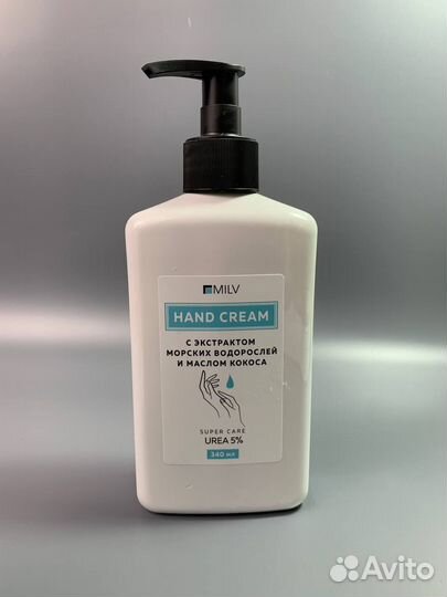 Крем для рук с водорослями и кокосом