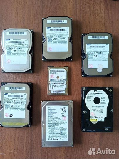 Жёсткие диски HDD IDE SATA