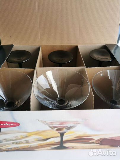 Бокалы для мартини (4 коробки)