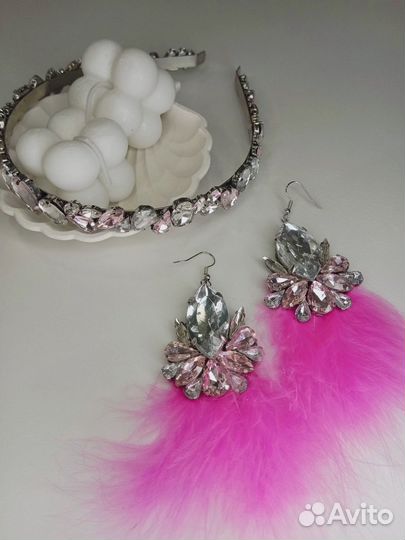 Серьги вечерние