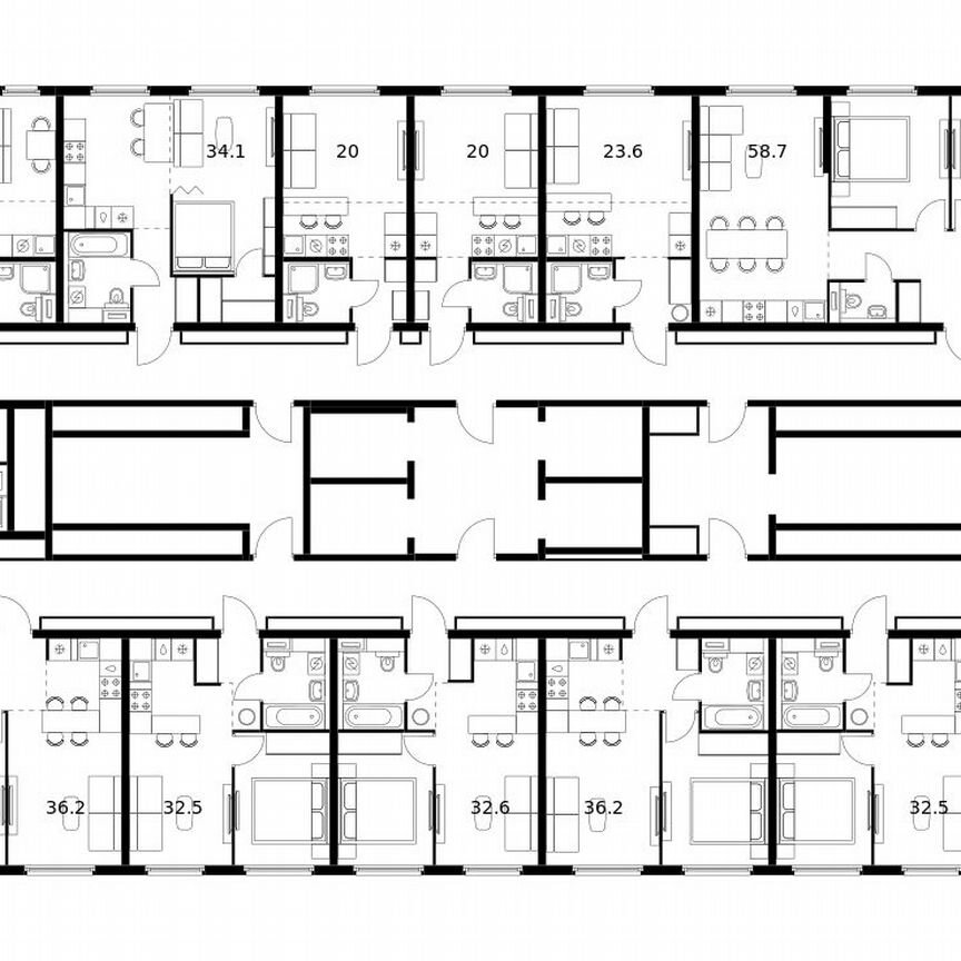 2-к. квартира, 49,7 м², 22/25 эт.