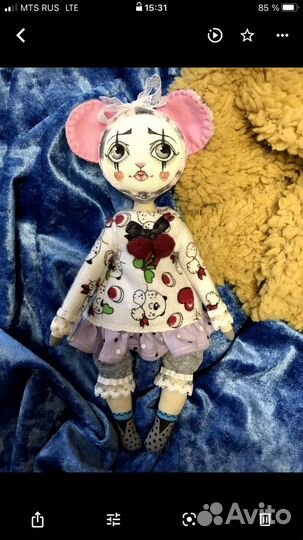Куклята зверята ручной работы