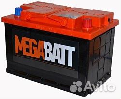 Аккумулятор mega batt 75L+