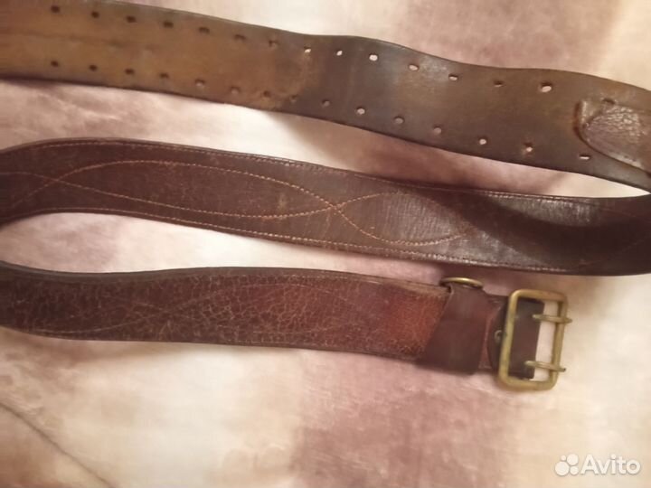 Ремень кожаный офицерский СССР