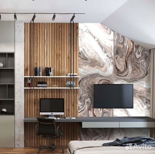 Гибкий мрамор для стен