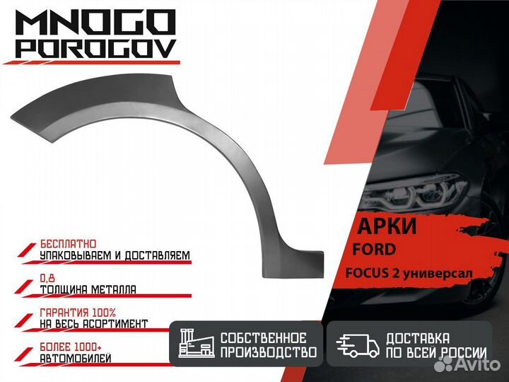 Ремонтная арка Ford Focus 2 универсал и другие