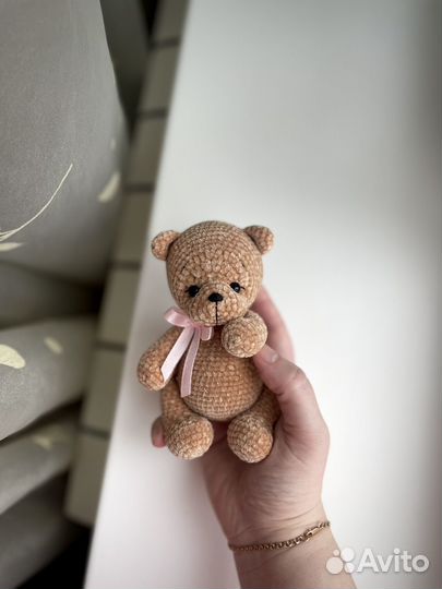 Мишка вязаный