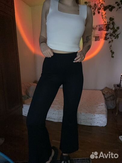 Брюки клеш от колена Monki