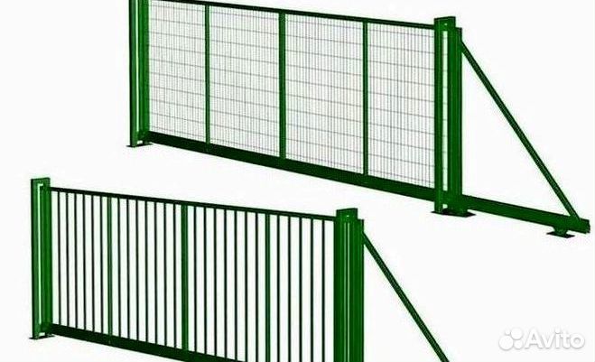 Ворота откатные на заказ от производителя