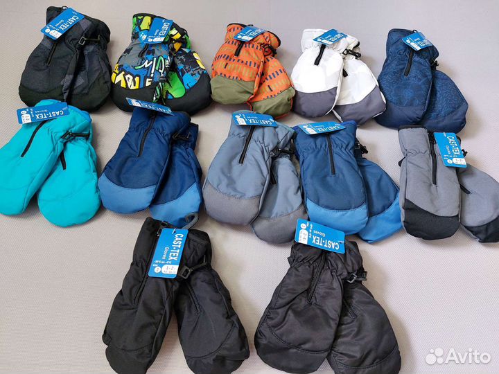 Варежки зимние на молнии новые 1-2 / 2-4 года