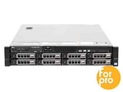 Сервер dell R720 8LFF 2xE5-2643 144GB, H710