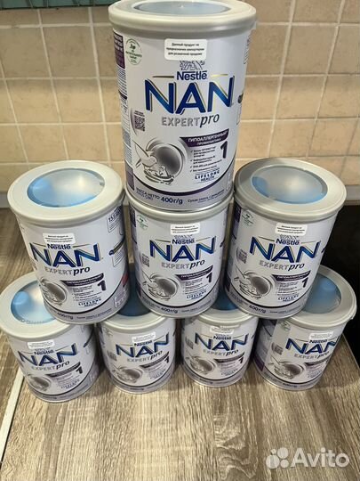 Смесь NAN 1 гипоаллергенный 8 банок