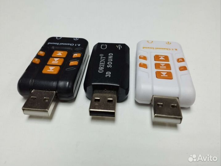 Внешняя Звуковая Карта USB-Jack 3.5mm Новые разные