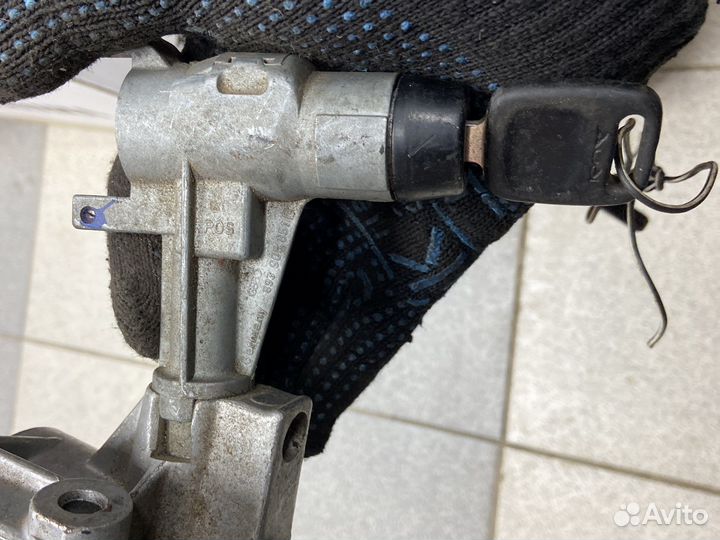 Замок зажигания колонка рулевая ключ audi 80