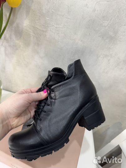 Ботильоны натуральная кожа39 весна-осень