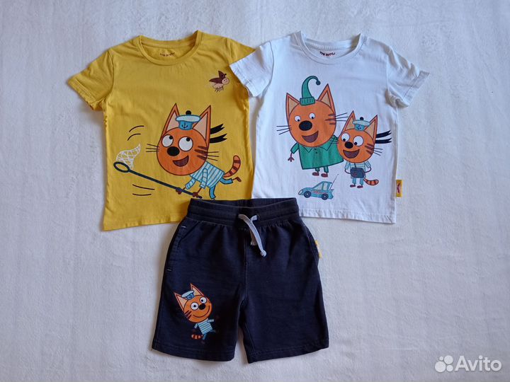 Костюм шорты и футболка + шорты 6 шт