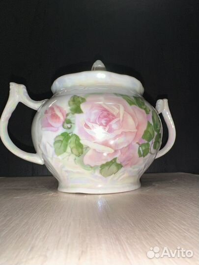 Винивжная форфоровая сахарница СССР