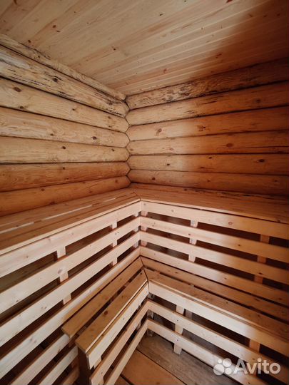 Готовая баня из сруба