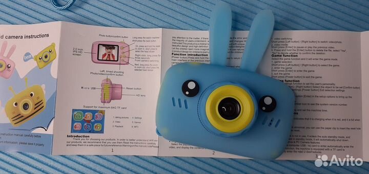 Детский фотоаппарат X9 Зайка Фото Видео Звук