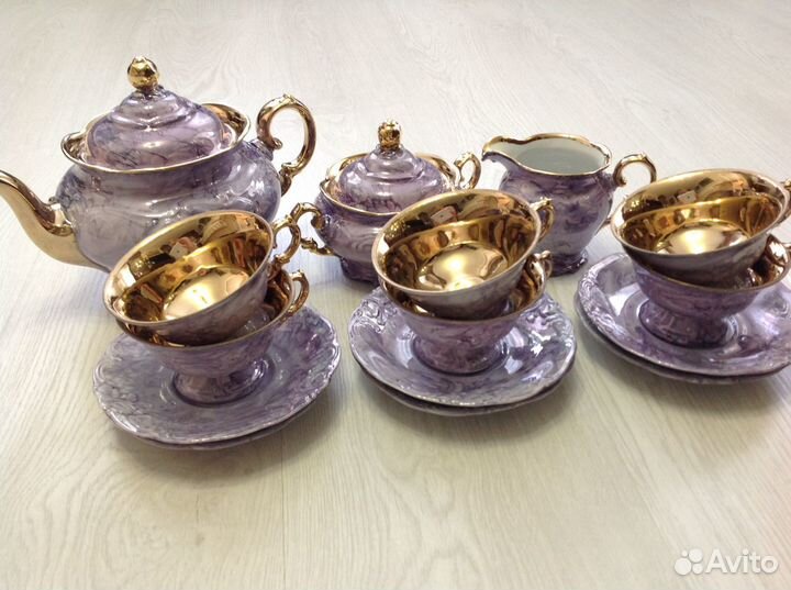 Редкий чайный сервиз 60-х г Польша