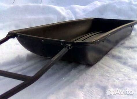 Сани с крышкой 175х75х57 см