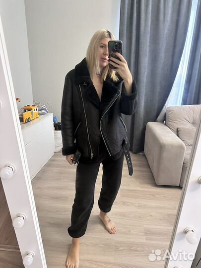 Дубленка авиатор