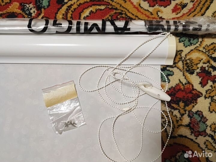 Новые Рулонные шторы на окно и балконную дверь