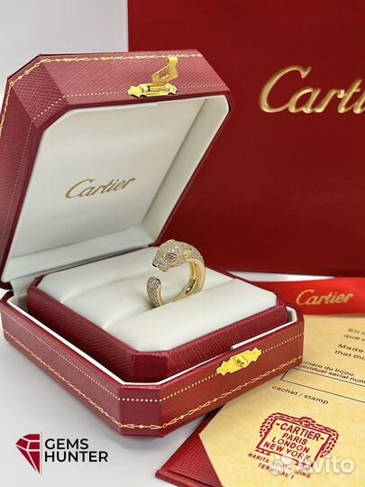 Кольцо cartier panthere с бриллиантами