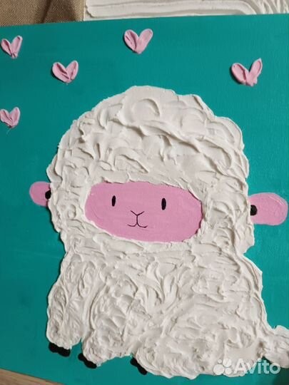 Картина интерьерная 30*30 см детская