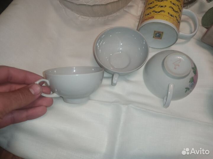 Чашки кружки блюда вазы посуда
