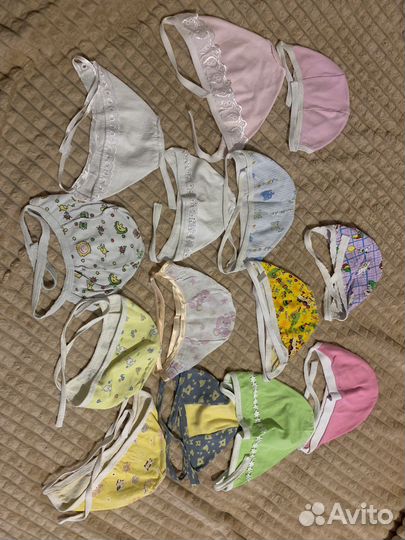 Детские шапочки для новорожденных (чепчики)