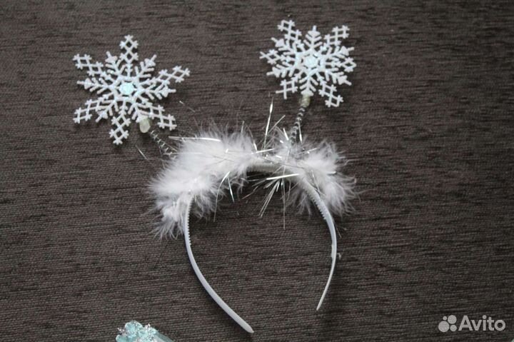 Платье снежинка для девочки 92