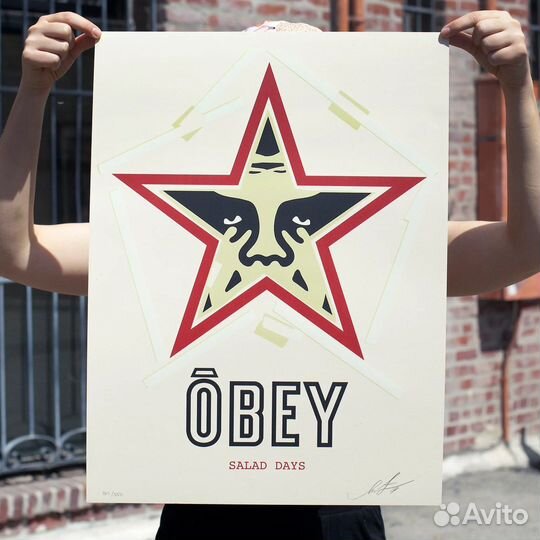 Shepard Fairey, Limited Edition принт, подписан