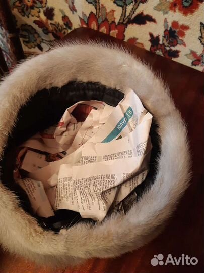 Шапка норковая женская