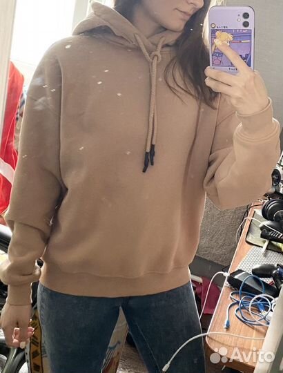 Толстовка оверсайз XS-M