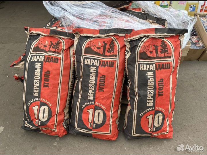 Березовый уголь 10кг,супер качество