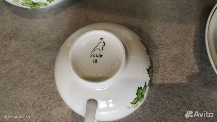 Чайные пары, сахарница, заварной чайник