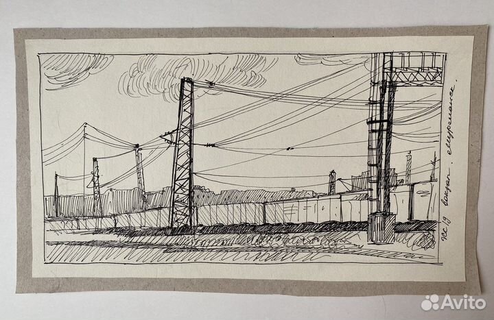 Рисунки, наброски, графика - серия «Мурманск»