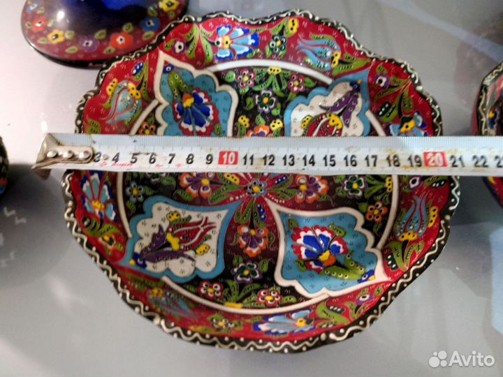 Посуда цветное стекло