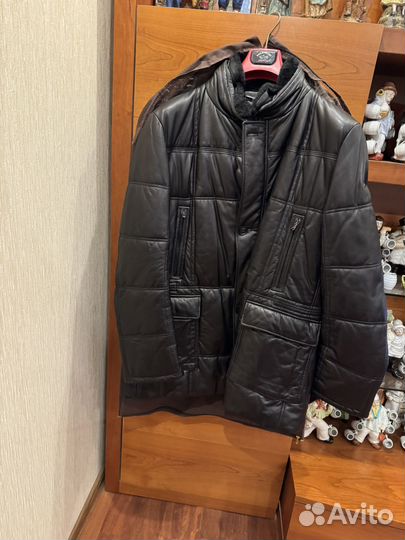 Кожаная куртка мужская Paul&Shark 3xl