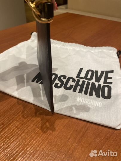 Клатч moschino, кожа